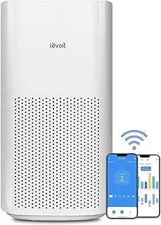 LEVOIT Air Purifiers for Home Large Room, Covers Up to 3175 Sq. Ft, Smart WiFi and PM2.5 Monitor, 3-in-1 Filter Captures Particles, Smoke, Pet Allergies, Dust, Pollen, Alexa Control, Core 600S, White