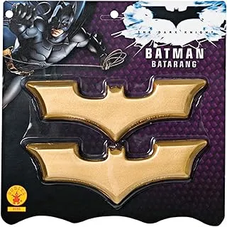 Batman: The Dark Knight Rises: Batarangs (Gold)- One Size