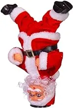 Kurt S Adler Christmas Battery-Operated Animated Musical Upside Down Santa