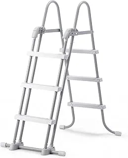 Intex Pool Ladder With Removable Steps, White/Grey, 36-Inch - 42-Inch, 28075