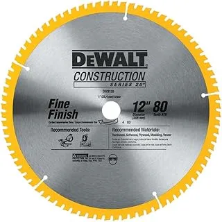 DEWALT 12-Inch Mit Saw Blade ، 80-Tooth ، 2-Pack (DW3128P5D80I) ، أصفر