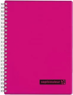 Maruman Sept Couleur 80 Sheet Note Book, A5 Size, Pink