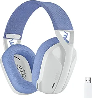 Logitech G435 Lightspeed & Bluetooth Wireless Gaming Headset , 981-001074, White