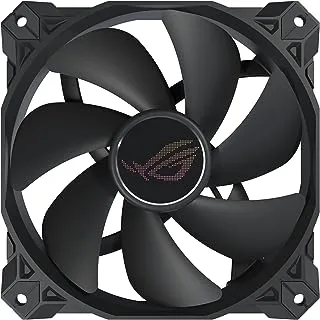 ASUS ROG Strix XF120 Whisper-Quiet, 4-pin PWM Fan for PC Cases, Radiators or CPU Cooling (120mm, up to 400,000 Hours lifespan, Magnetic-Levitation, 1800RPM, 5 Years Warranty)