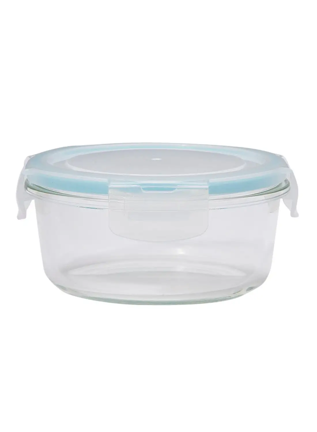 TALIONA Boro Pro Round Food Storage Container With Lid Blue/Clear 570ml