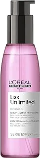 L’Oréal Professionnel | Liss Unlimited Soothing Anti-Frizz Blowdry Serum | With Prokeratin | For Rebellious Frizzy Hair & Straightened Hair | SERIE EXPERT | 125 ml