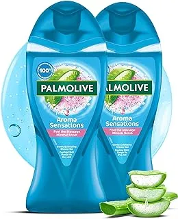 COLGATE Palmolive Shower Gel Aroma Sensations Feel The Massage 250ml 2pack, Blue