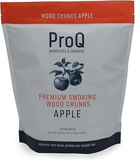 ProQ Smoking Wood Chunks Apple Bag 1kg ، S.