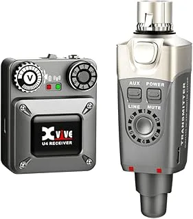 Xvive U4, black+silver, 1 receiver+1 transmitter, Wireless