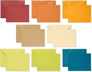 American Greetings Single Panel Blank Cards with Envelopes, Earthtone Colors (100-Count)