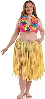 Amscan Adult Green Tissue Hula Skirt, 31-Inch Length X 16 Cm Width, Green