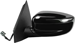 Fit System - 60596C Driver Side Mirror for Dodge Dart, Textured Black w/PTM Cover, w/Out Blind spot Detection, Foldaway, Power, Medium