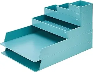 deli 100145989 ‎Nusign Desk Organizer, 324 mm × 239 45 Size, Light Blue