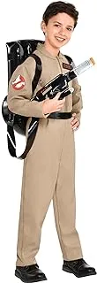 Party City Ghostbusters Costume with Proton Pack for Children, Includes Jumpsuit with Zippers and Backpack