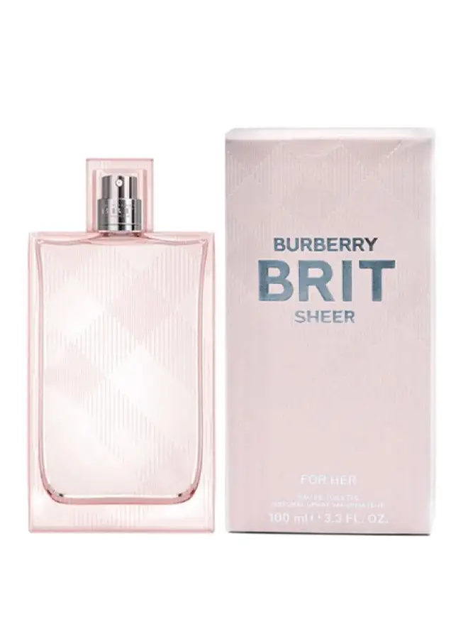 BURBERRY Brit Sheer For Her EDT Natural Spray 100ml