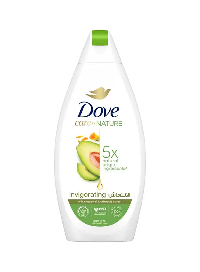 Dove Care By Nature Avocado And Calendula Invigorating Body Wash 500.0ml