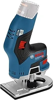 Bosch Professional 12V System Akku Kantenfräse GKF 12V-8 (Fräskopf-Schaft: 8 mm, ohne Akkus und Ladegerät, im Karton)