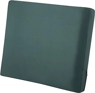 Classic Accessories 62-024-MGREEN-EC Ravenna Water-Resistant 21 x 20 4 Inch Patio Back Cushion, Mallard Green