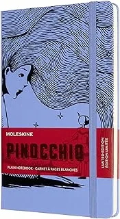 Moleskine Limited Edition Pinocchio Notebook, Large, Plain, the Fairy, Hard Cover (5 X 8.25)