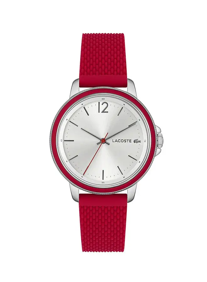 LACOSTE Women's Slice  Silver White Dial Watch - 2001199