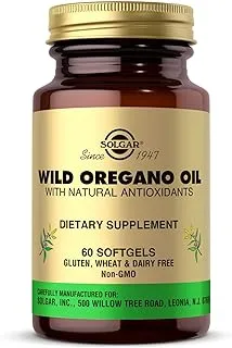 SOLGAR - WILD OREGANO OIL SOFTGELS 60'S- NEW:2029