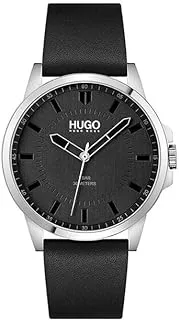 HUGO Men's #First 43mm Quartz Watch | Water Resistant | Premium Sport Timepiece for Casual Everyday Wear