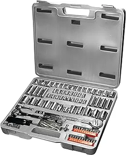 PERFORMANCE TOOL W1198 SAE/Metric 100-Piece Socket (1/4