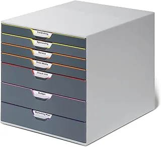 Durable Desktop Drawer Organizer (Varicolor 7 Compartments With Removable Labels) 11