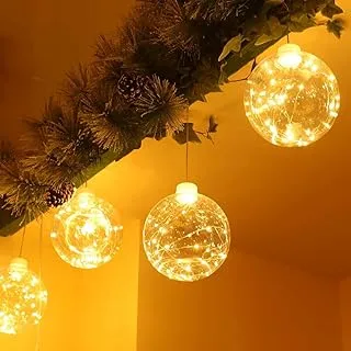 YATAI 10 LED Hanging Globe String Light - LED Fairy Lights For Teepee Tent – Garden LED String Lights – Curtain LED Lights For Bedroom – Twinkle LED Lights For Festival Outdoor Decoration