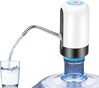 iGreely Electric Drinking Water Pump - iGreely USB Charging Automatic Portable Water Dispenser Water Bottle Switch for Universal 2-5 Gallon Bottle