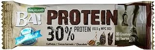 Bakalland BA! Crunchy Protein Coffee Bar, Healthy Bar Snacks with Natural Fibre, Contains Caffeine equivelant to one Single-Espresso and Sugar- 35g