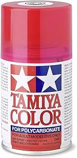 Tamiya Ps-37 Translucent Red Lexan Spray Paint (3oz)tam86037