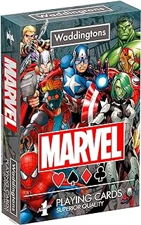 Winning Moves Card Waddingtons Number 1 Marvel Universe Playing Cards , Marvel Universe , One Size , 13777