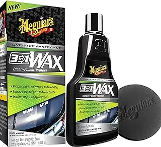 Meguiar's 3–in–1 car wax 16 oz, G191016