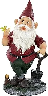 Garden Gnome Statue - Birdy & Spader The Garden Gnome - Lawn Gnome