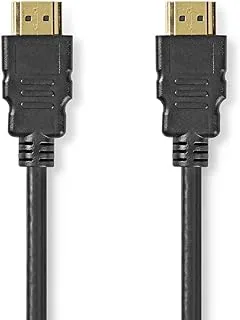 Nedis - Ultra High Speed HDMI - HDMI connector - 48 Gbps - 1 m - round - PVC - black