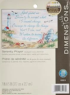 Dimensions Serenity Prayer Stamped Cross Stitch Kit, 7