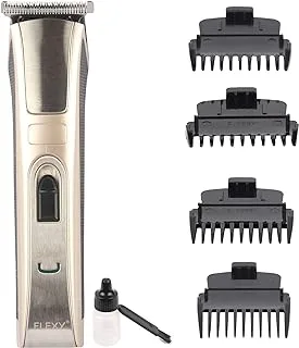 FLEXY® Cordless Rechargeable Professional Men's Trimmer Hair Clipper With 4 Guide Combs