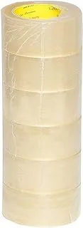 Clear packaging tapes 2 x 100 yards - pack of 6