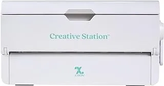 Xyron Creative Station ، 9 بوصات × 5 بوصات ، مستلزمات الحرف ومستلزمات سكرابوكينغ ، صانع ملصقات صغير ، عمل دعوات ، بطاقات مصنوعة يدويًا ، بطاقات فلاش ، ملصقات ، مثالية للمنزل والمكتب والمكتب (624632)