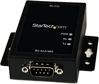 StarTech.com Industrieller Seriell RS232 auf RS422/485 Konverter mit ESD-Schutz, RS232 zu RS422/485 Adapter