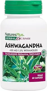 Np Herbal Actives Ashwagandha 450Mg 1.5٪ مع المواد الصلبة 60S: 710