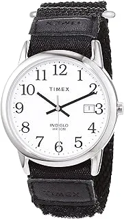 Timex Easy Reader 35 ملم ساعة نافذة التاريخ بسوار سريع الالتفاف