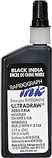 INK ULTRADRAW INDIA 22ML 3/4OZ