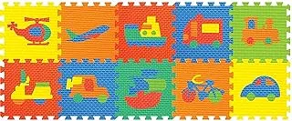 Power Joy Vehicles Puzzle Mat: 32X1X32Cm 10Pcs