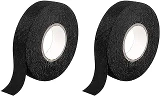 Automotive Harness Tape, 2 Rolls Wires Fabric Tapes High Temperature Resistance Insulation Fastening Tape 0.6 Inch Electrical Tape