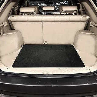 FH Group Premium Black Automotive Carpet Cargo Liner Trunk Mat fits Most Cars, SUVs, and Trucks 36 Black, Medium