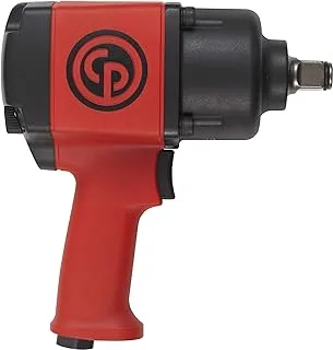 Chicago Pneumatic Cp7763 Heavy Duty High Power Impact Wrench With Ring Retainer, 3/4 Inch Drive, 0.75-Inch