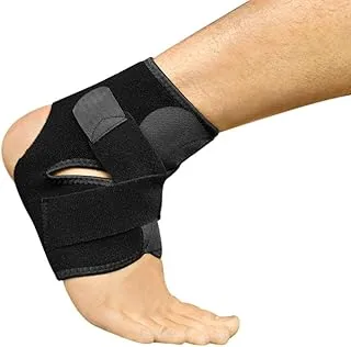 Breathable Neoprene Ankle Support Brace For Sprained (Black Color)