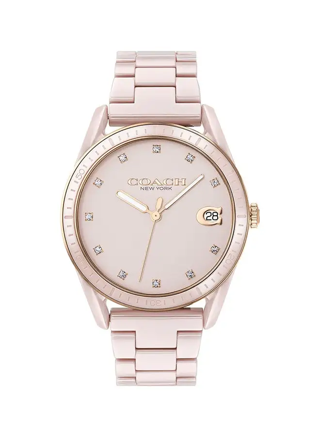 COACH Women's Preston Blush Dial Watch 14503264